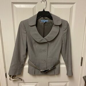 Antonio Melani tailored suit.  Skirt and belted jacket.  EUC  size 2